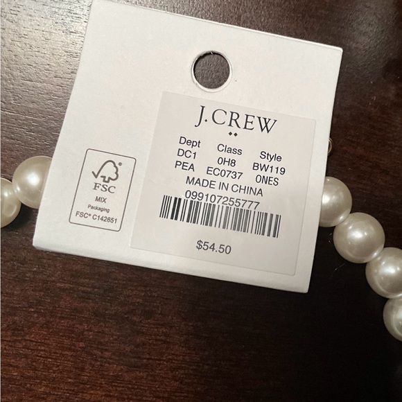 New! J.Crew Faux Pearl Necklace Pearls String of Pearls - Picture 4 of 5